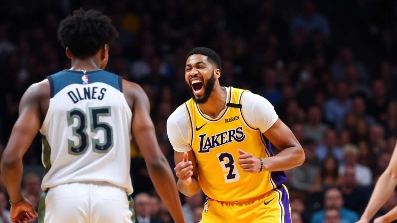 NBA Opening Night: Anthony Davis Shines in Lakers Victory, Historic LeBron and Bronny Debut, Celtics Triumph Over Knicks