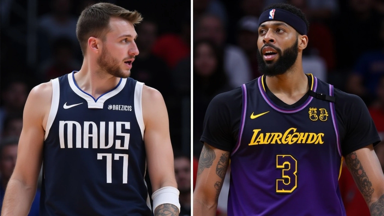 Lakers Triumph Over Mavericks in Intense Overtime Display as Davis and Doncic Excel