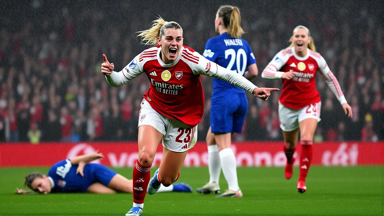 Arsenal Women Defeat Chelsea 3-1 in UCL Clash